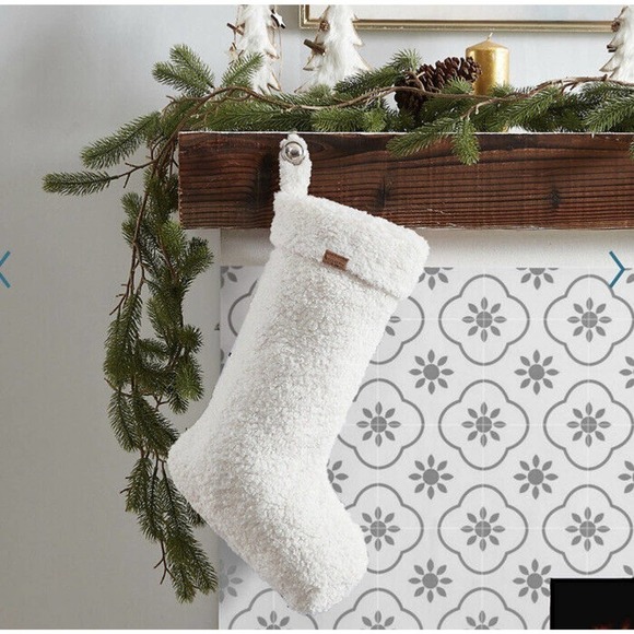 UGG Australia Other - Koolaburra by UGG Clover Faux Fur Stocking White Holiday Christmas 12x21 NEW NWT